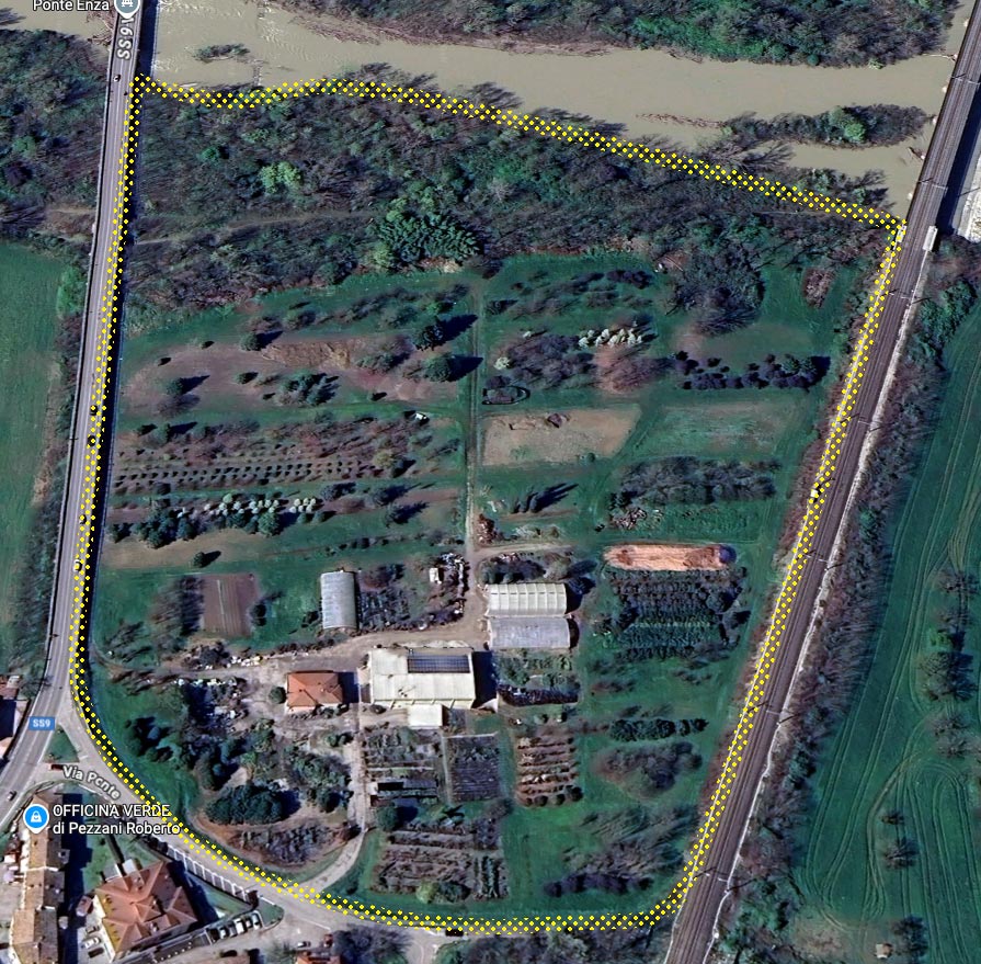 la nostra sede dall'alto